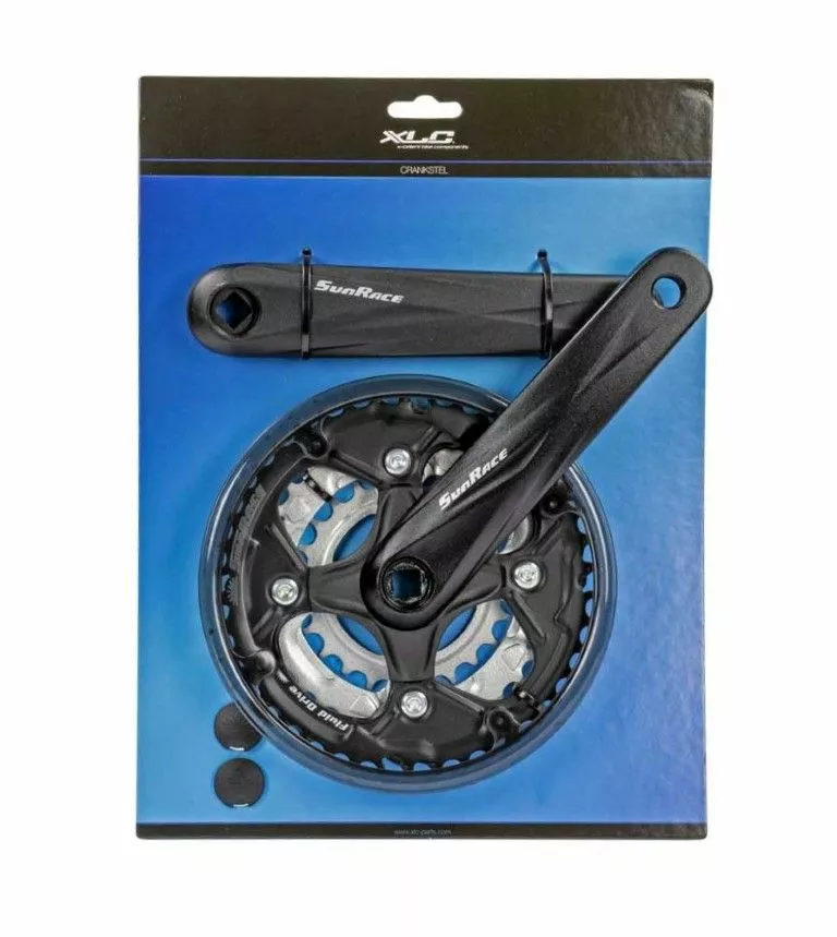 XLC Sunrace MTB -1mm Crankset-Zwart-Zilver-170mm-42x34x24 3 XLC Sunrace MTB -1mm Crankset-Zwart-Zilver-170mm-42x34x24