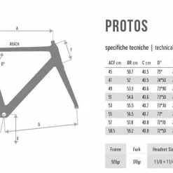 De Rosa Protos Disc Custom Racefiets -Cinelli Winkel dr20protos geo 1