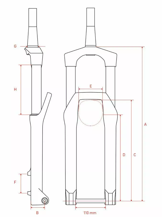 Dt-swiss DT Swiss F232 One 29 Voorvork-Zwart 5 Dt-swiss DT Swiss F232 One 29 Voorvork-Zwart - Image 3