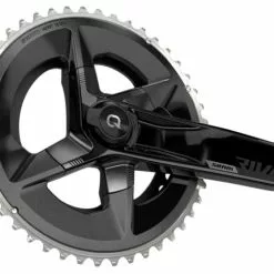 SRAM Rival DUB AXS D1 Quarq 12sp Crankset-Zwart-170mm-48x35 -Cinelli Winkel pm rival axs d1 dub 1725 4633 c 3q h medium