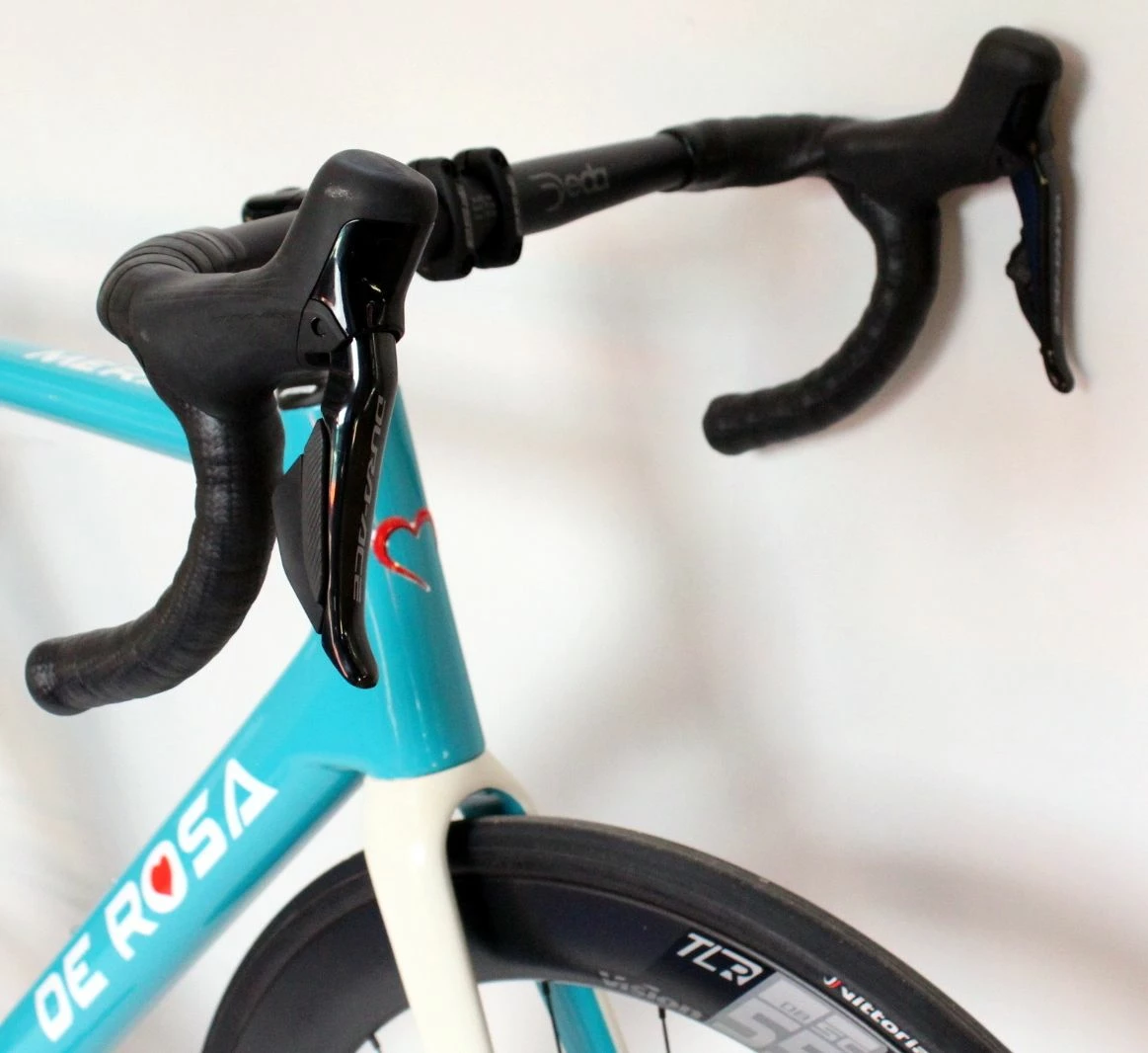 De Rosa Merak Dura Ace Di2 Disc-Blauw-56 6 De Rosa Merak Dura Ace Di2 Disc-Blauw-56 - Image 4