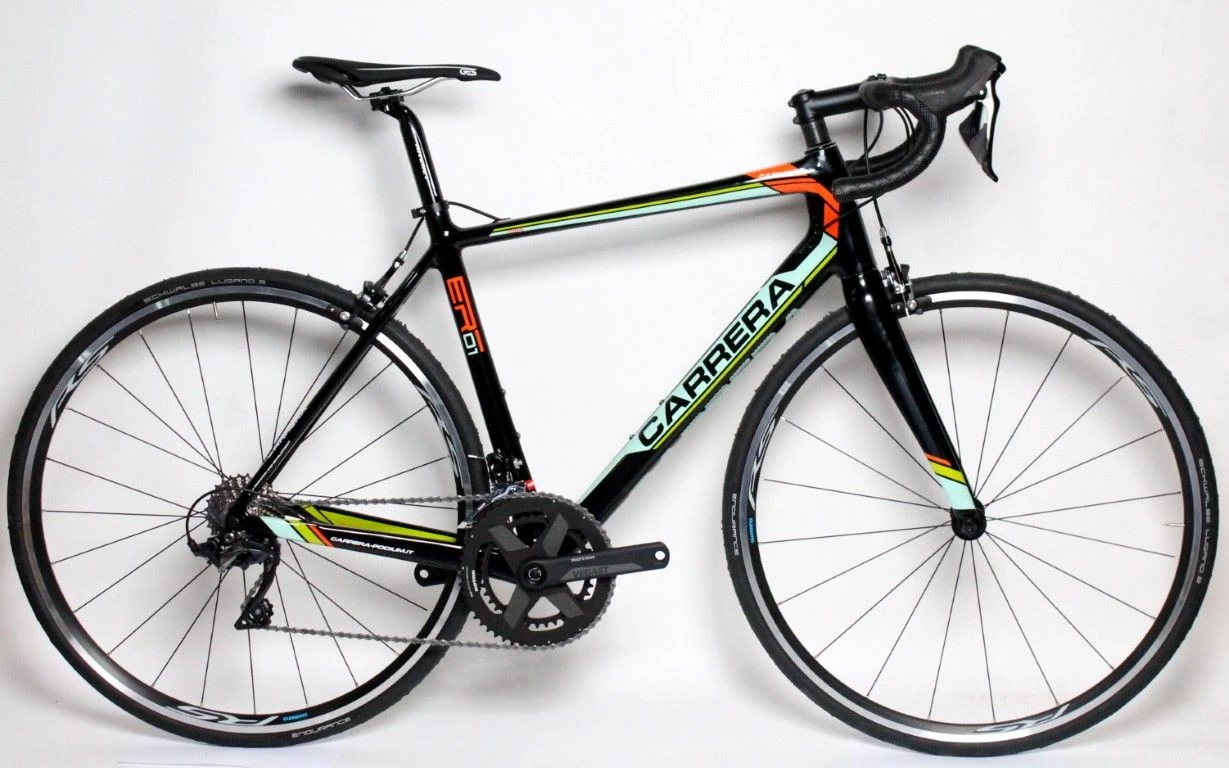 Carrera ER01 105-Zwart-Groen-Oranje-M 3 Carrera ER01 105-Zwart-Groen-Oranje-M